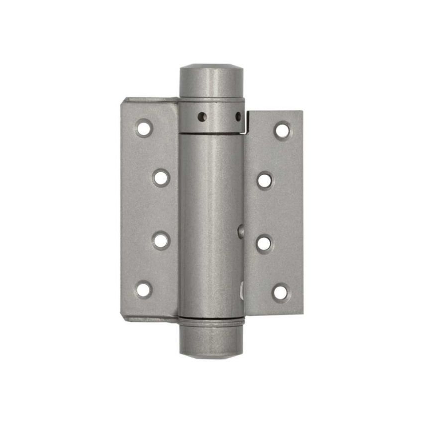 Picture of Single Action Steel Spring Hinge in a Silver Grey Finish - HG3003-GY