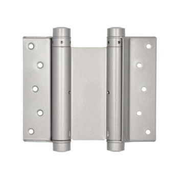 Picture of Double Action Steel Spring Hinge in Silver - HG3005-GY