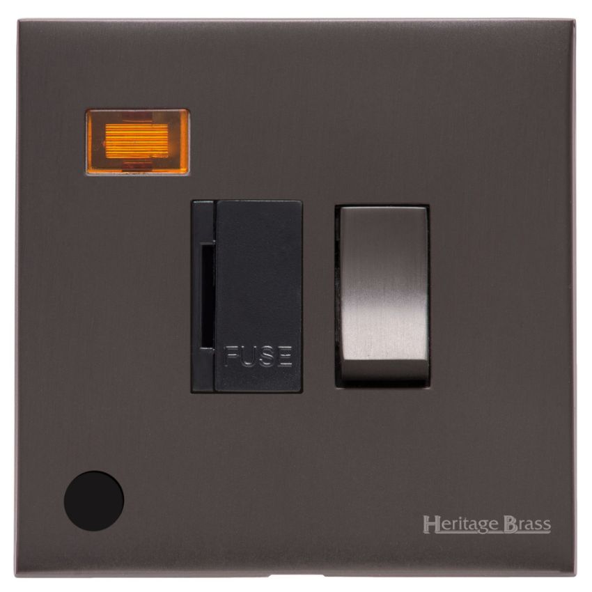 Picture of Switched Spur with Neon + Cord (13 Amp) - Dark Bronze - W09.238.DBZ