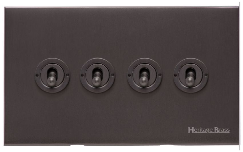 Picture of 4 Gang Dolly Switch - Trimless - W09.2430.DBZ