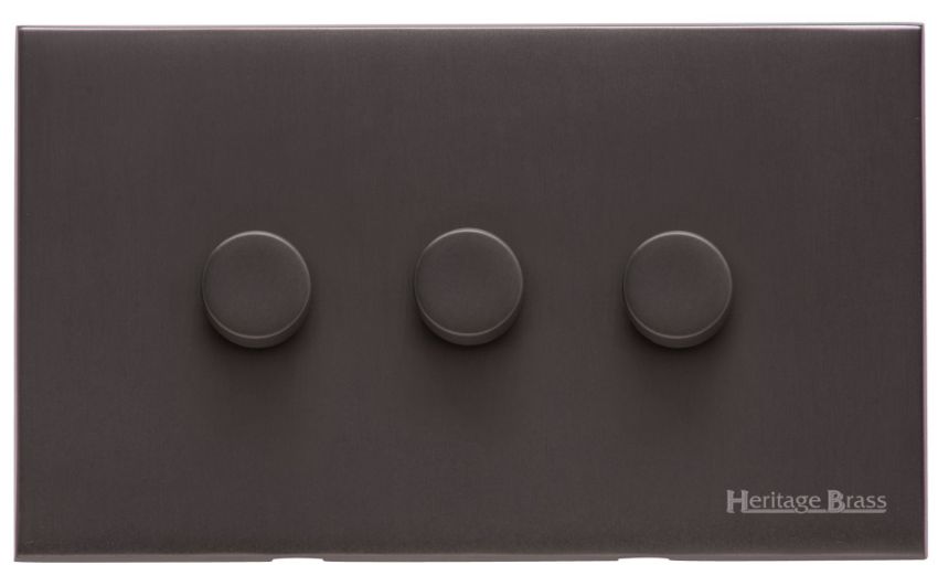 Picture of 3 Gang TED Dimmer (Compatible with LED Lamps) - Trimless - W09.580.TED
