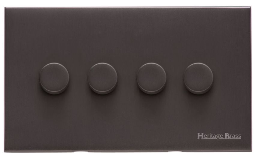 Picture of 4 Gang TED Dimmer (Compatible with LED Lamps) - Trimless - W09.590.TED