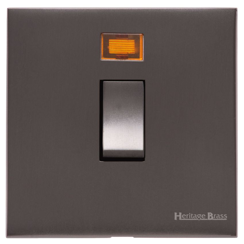 Picture of 20A Double Pole Switch with Neon - Black - W09.506.DBZ