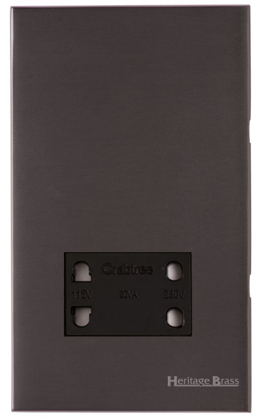 Picture of Shaver Socket Output Voltage 110/240V - Dark Bronze - W09.285.BK