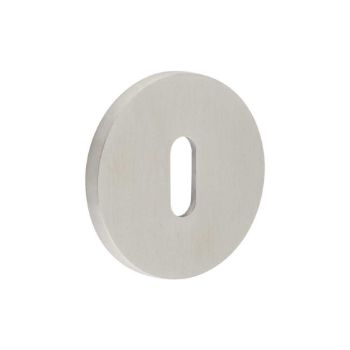 Picture of CR-R10 Satin Stainless Steel Standard Keyway Round Rose Escutcheon - CR-R10SSS