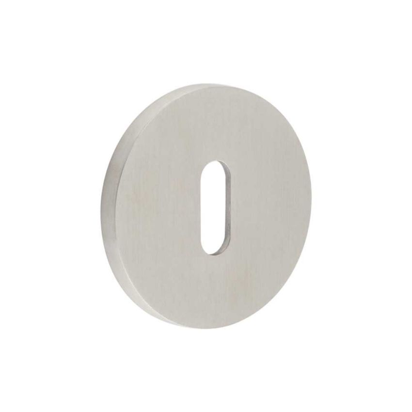 Picture of CR-R10 Satin Stainless Steel Standard Keyway Round Rose Escutcheon - CR-R10SSS