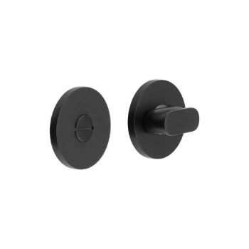 Picture of CR-801 Black Thumb Turn & Lock Round Rose - CR-801A7MB