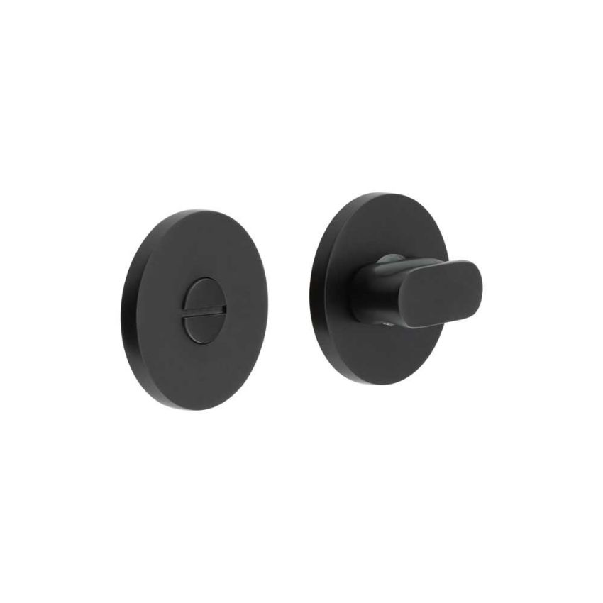 Picture of CR-801 Black Thumb Turn & Lock Round Rose - CR-801A7MB
