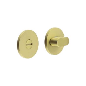 Picture of CR-801 Satin Brass Thumb Turn & Lock Round Rose - CR-801A7SB