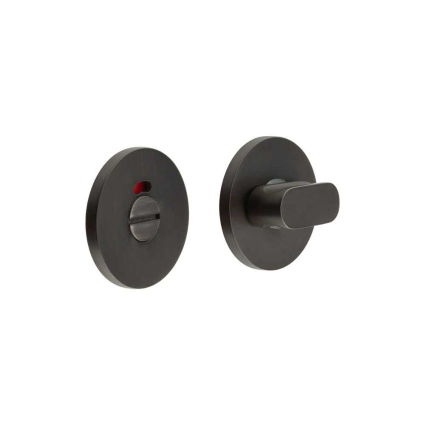 Picture of CR-801 Dark Bronze Thumb Turn & Lock Round Rose w/ Indicator - CR-801AJ7DB