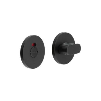 Picture of CR-801 Black Thumb Turn & Lock Round Rose w/ Indicator - CR-801AJ7MB