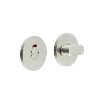 Picture of CR-801 Satin Stainless Steel Thumb Turn & Lock Round Rose w/ Indicator - CR-801AJ7SSS