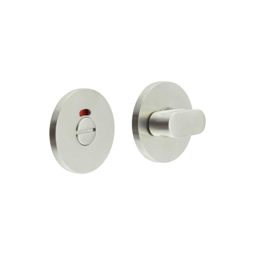 Picture of CR-801 Satin Stainless Steel Thumb Turn & Lock Round Rose w/ Indicator - CR-801AJ7SSS
