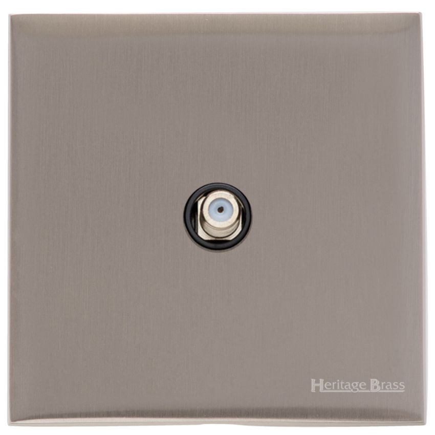 Picture of 1 Gang Satellite Socket - Satin Nickel - W05.605.BK