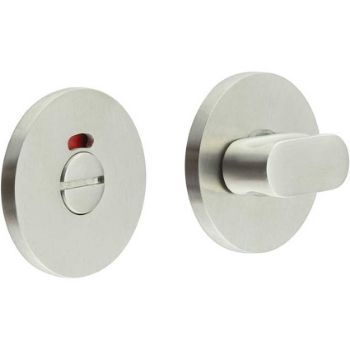 Picture of CR-801 Satin Stainless Steel Thumb Turn & Lock Round Rose w/ Indicator - CR-801AJ7SSS