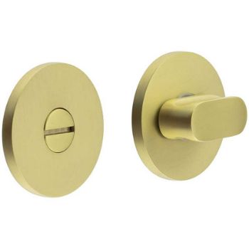 Picture of CR-801 Satin Brass Thumb Turn & Lock Round Rose - CR-801A7SB