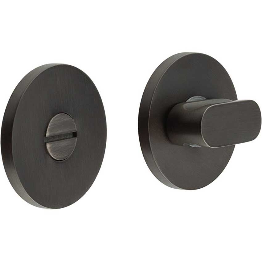 Picture of CR-801 Dark Bronze Thumb Turn & Lock Round Rose - CR-801A7DB