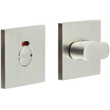 Picture of CR-801 Satin Stainless Steel Thumb Turn & Lock Square Rose with Indicator - CR-801BK7SSS