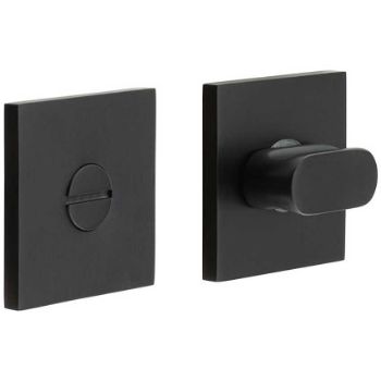 Picture of CR-801 Black Thumb Turn & Lock Square Rose - CR-801B7MB