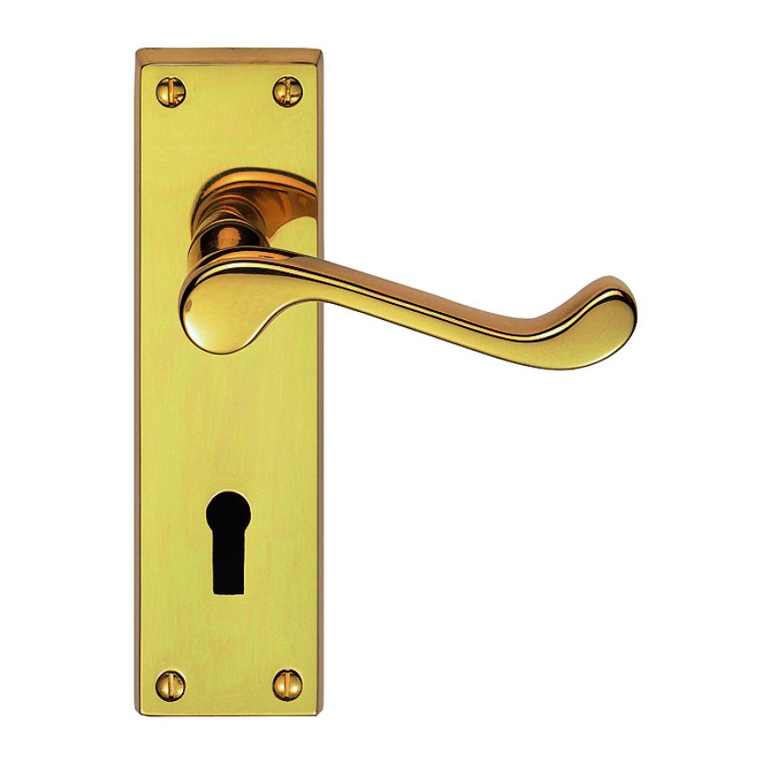 Picture of Victorian Scroll Lock Handle - DL54