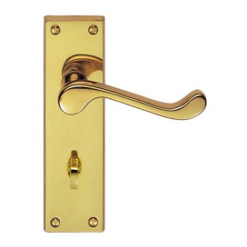 Picture of Victorian Scroll WC Bathroom Door Handle - Dl54WC Picture of Victorian Scroll WC Bathroom Door Handle - Dl54WC