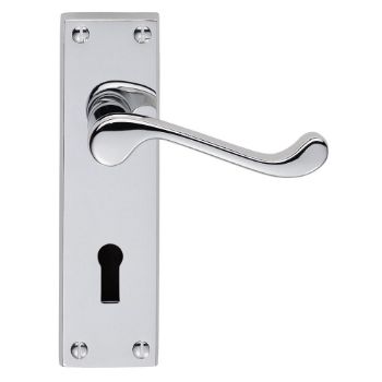 Picture of Victorian Scroll Lock Handle - DL54CP