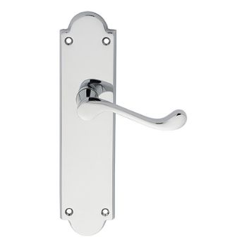 Picture of Victorian Shaped Scroll Door Handle - M67Cp Picture of Victorian Shaped Scroll Door Handle - M67Cp