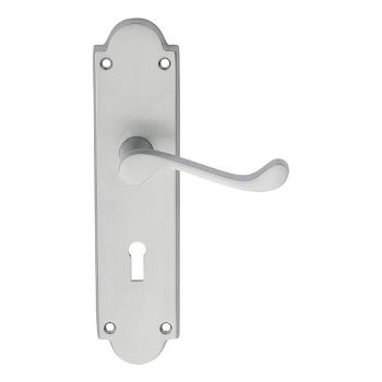Picture of Victorian Shaped Scroll Lock Handle - M68SC