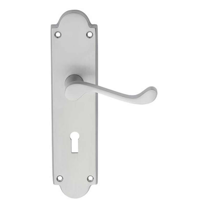 Picture of Victorian Shaped Scroll Lock Handle - M68SC