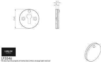 Picture of Covered Standard Escutcheon - LF5546