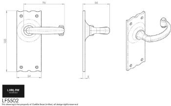 Picture of Traditional Black Door Handles - Lf5502