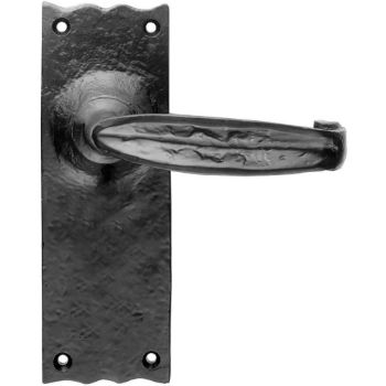 Picture of Traditional V Black Door Handles - Lf5517