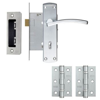 Toledo Lock Door Handle Pack - DPTOLKSC Picture of Toledo Lock Door Handle Pack - DPTOLKSC