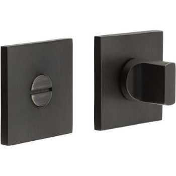 Picture of CR-802 Dark Bronze Thumb Turn & Lock Square Rose - CR-802B7DB
