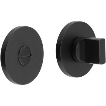 Picture of CR-802 Black Thumb Turn & Lock Round Rose - CR-802A7MB