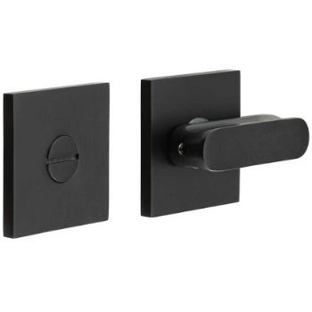 Picture of CR-803 Black Thumb Turn & Lock Square Rose - CR-803B7MB