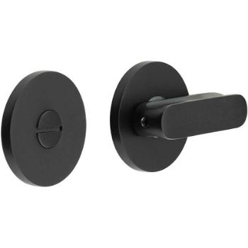 Picture of CR-803 Black Thumb Turn & Lock Round Rose - CR-803A7MB