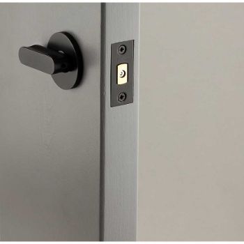 Picture of CR-803 Black Thumb Turn & Lock Round Rose - CR-803A7MB