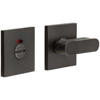 Picture of CR-803 Dark Bronze Thumb Turn & Lock Square Rose w/ Indicator - CR-803BK7DB