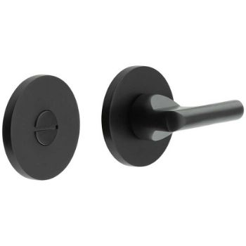 Picture of CR-804 Black Thumb Turn & Lock Round Rose - CR-804A7MB