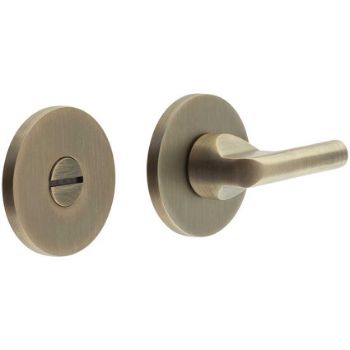 Picture of CR-804 Antique Brass Thumb Turn & Lock Round Rose - CR-804A7AB