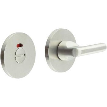 Picture of CR-804 Satin Stainless Steel Thumb Turn & Lock Round Rose w/ Indicator - CR-804AJ7SSS
