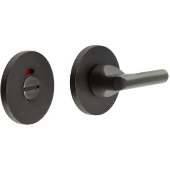 Picture of CR-804 Dark Bronze Thumb Turn & Lock Round Rose w/ Indicator - CR-804AJ7DB