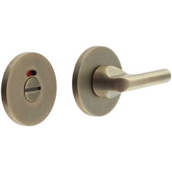 Picture of CR-804 Antique Brass Thumb Turn & Lock Round Rose w/ Indicator - CR-804AJ7AB