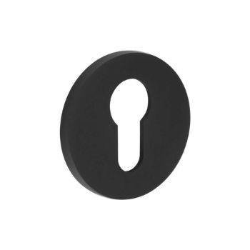 Picture of CR-S10 Black Euro Keyway Round Rose Escutcheon - CR-S10MB
