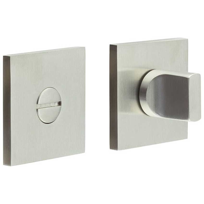Picture of CR-802 Satin Stainless Steel Thumb Turn & Lock Square Rose - CR-802B7SSS