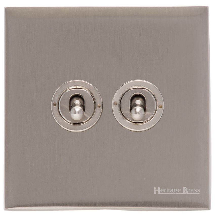 Picture of 2 Gang Toggle Switch - Trimless - W05.2410.SN