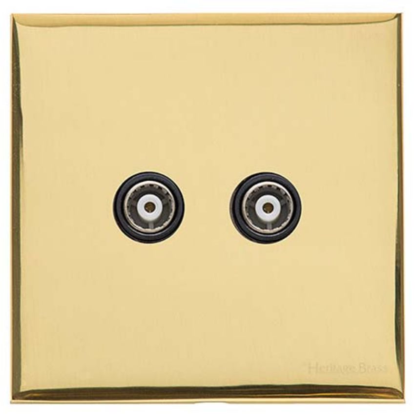 Picture of TV/FM Diplexed Socket - Black - W01.680.BK-DIP