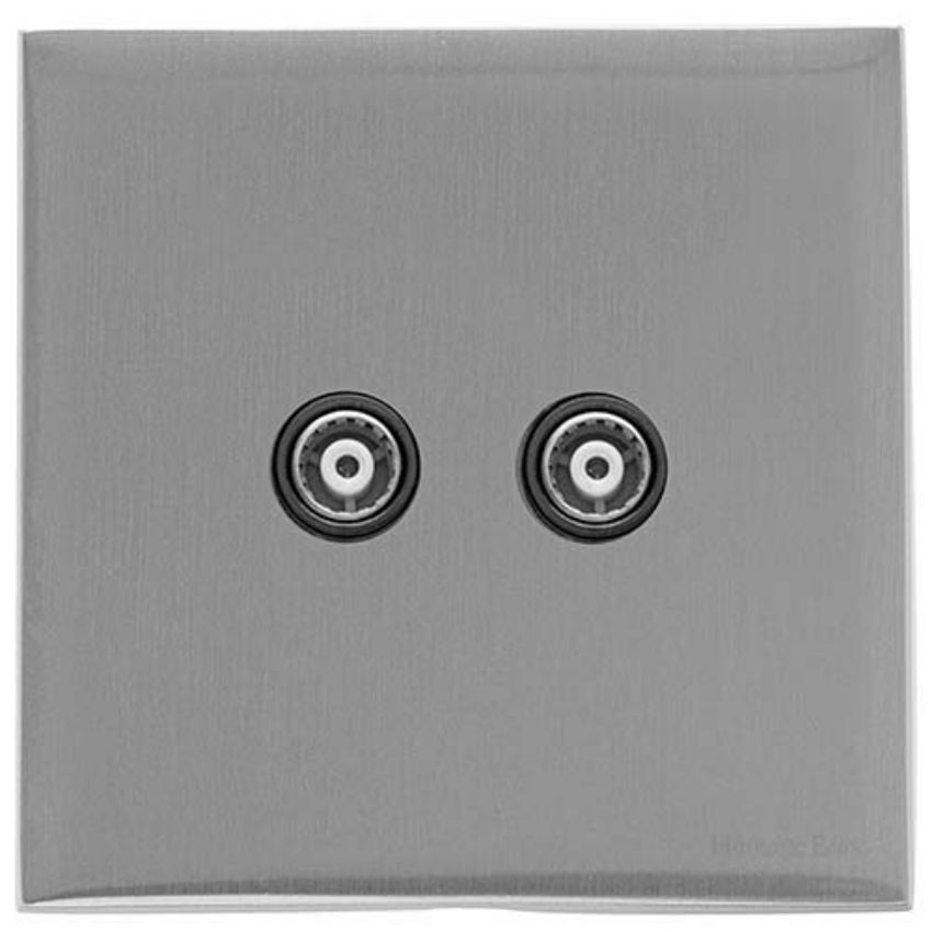 Picture of TV/FM Diplexed Socket - Black - W35.680.BK-DIP