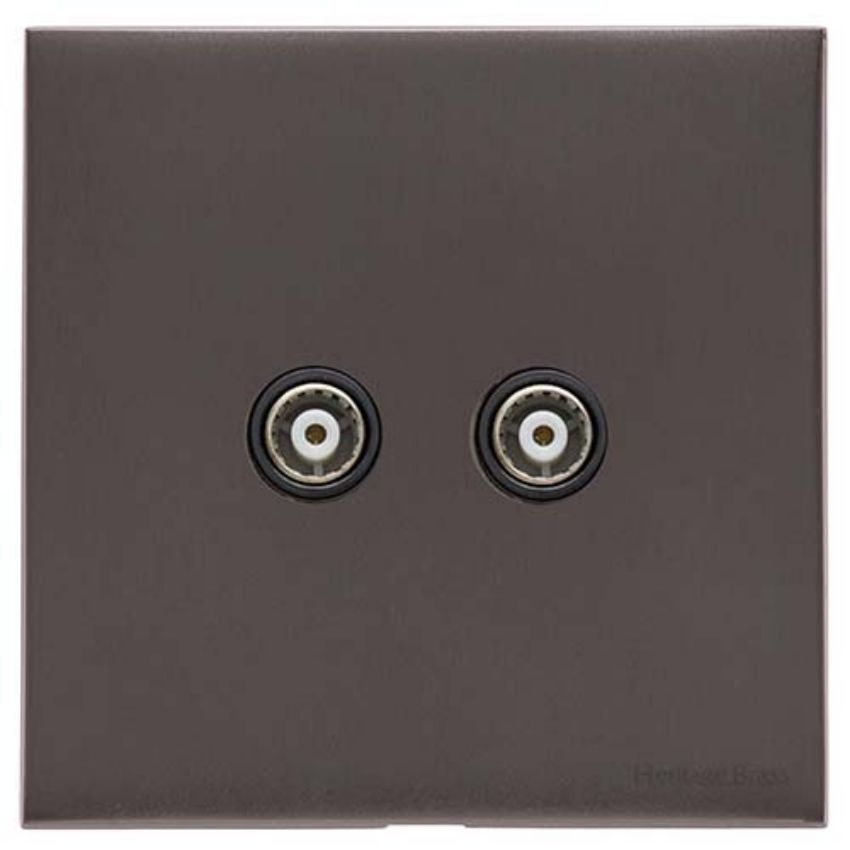 Picture of TV/FM Diplexed Socket - Black - W09.680.BK-DIP